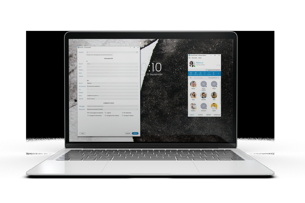 Comunicator Desktop Communicator | Suite Unified Communications Desktop, Web e App