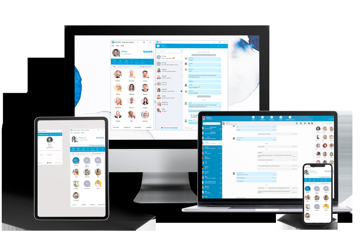 Comunicator Desktop Communicator | Suite Unified Communications Desktop, Web e App