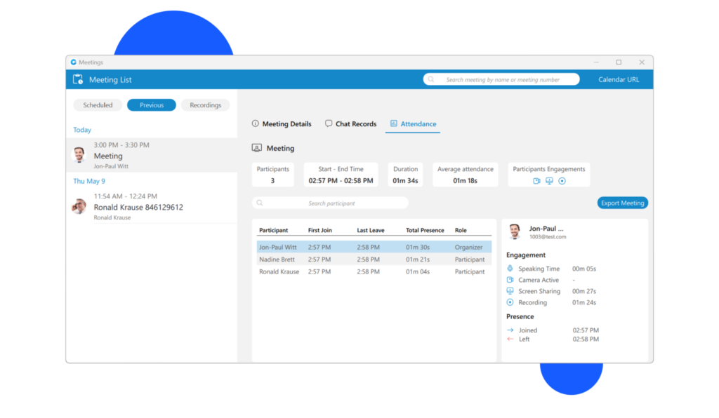 Lista Conferenze release7.3