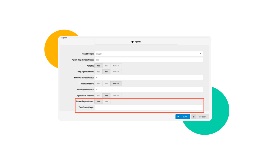 Interfaccia Agente Release 7.4