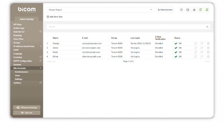 Soluzione VoIP Bicom Systems per telefonia aziendale.